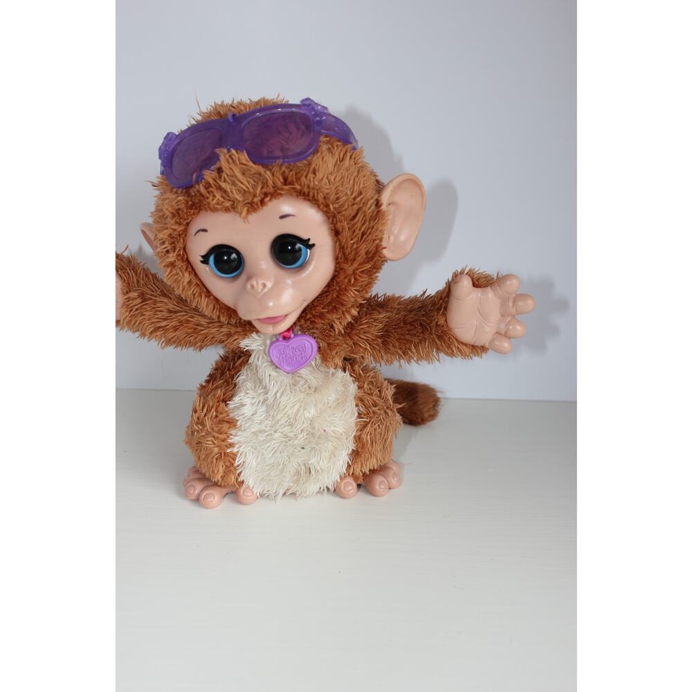 FurReal Friends - "Baby Cuddles" - My Giggly Monkey Pet-Moves 8”